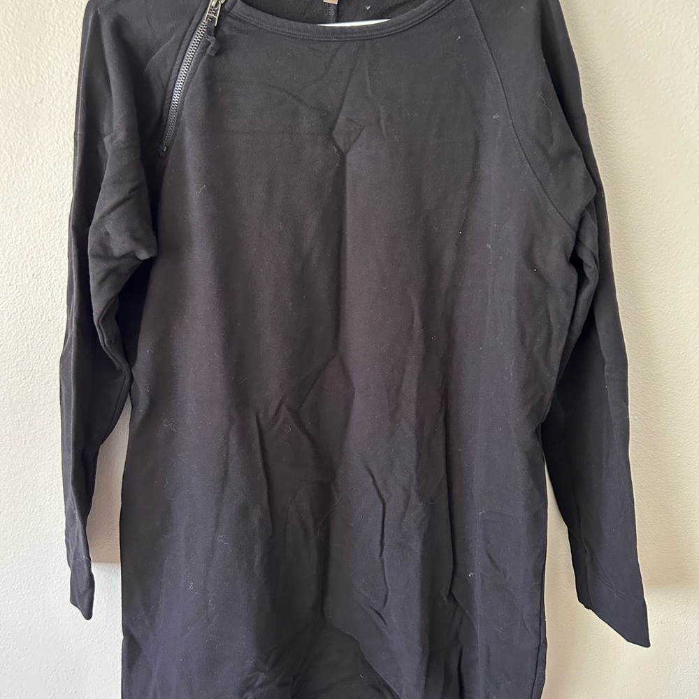 Lilla P Black Raglan Long Sleeve Dress